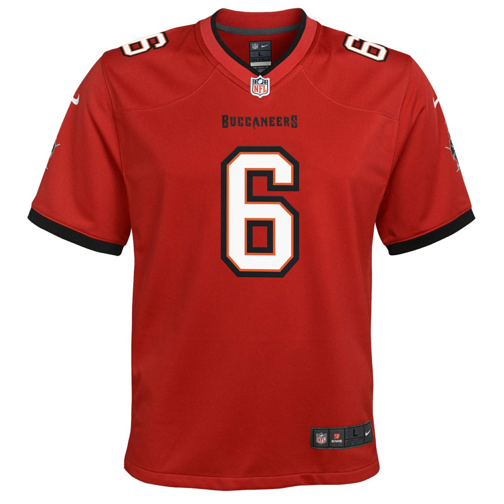 Baker Mayfield Tampa Bay Buccaneers Youth Game Jersey - Red Jerseys
