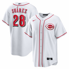 Eugenio Suárez Cincinnati Reds Nike Home Replica Jersey - White Jerseys
