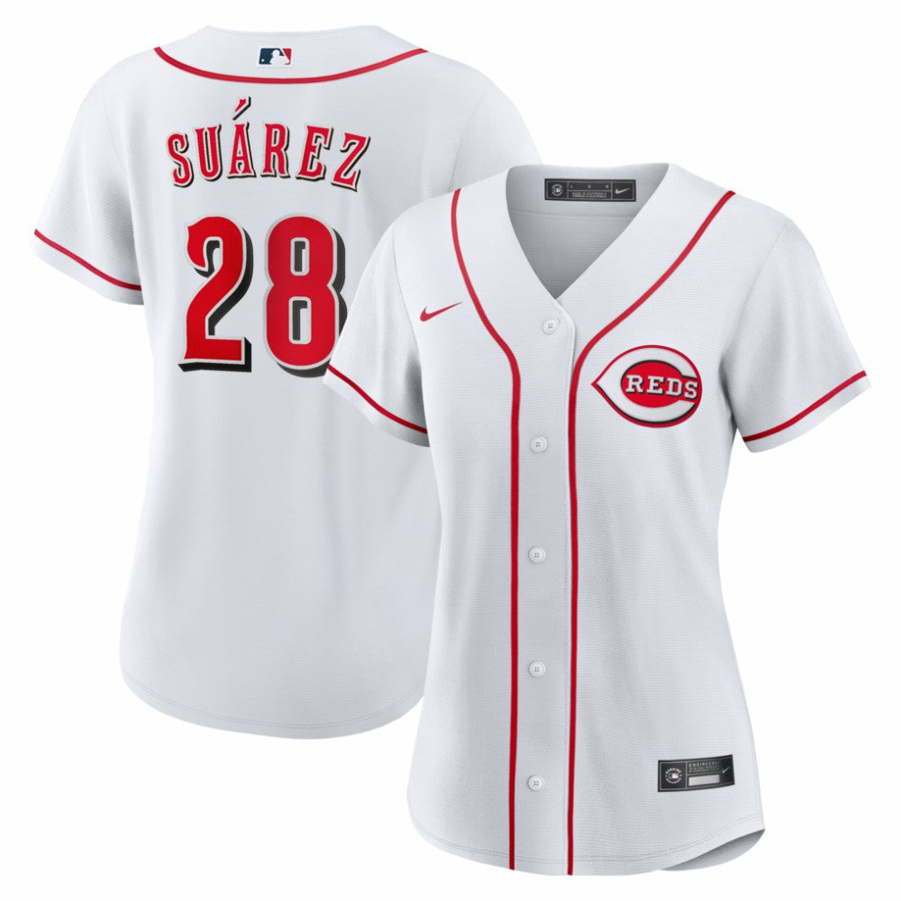 Eugenio Suárez Cincinnati Reds Nike Women's Home Replica Jersey - White Jerseys