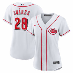 Eugenio Suárez Cincinnati Reds Nike Women's Home Replica Jersey - White Jerseys
