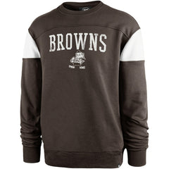 Cleveland Browns '47 Groundbreaker Onset Pullover Sweatshirt - Brown Pullover