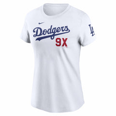 Los Angeles Dodgers Nike Women's 9X Champions T-Shirt - White T-shirts