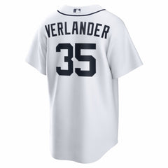 Justin Verlander Detroit Tigers Nike Home Replica Jersey - White Jerseys