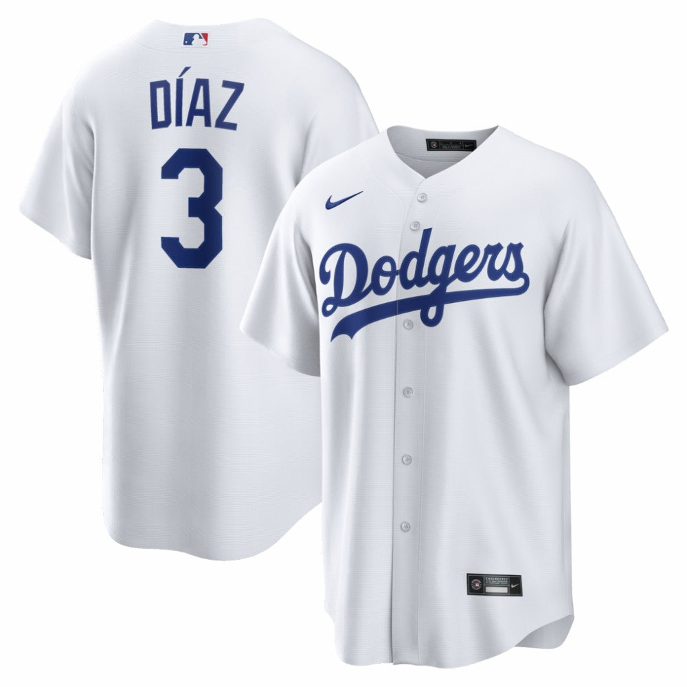 Edwin Díaz Los Angeles Dodgers Nike Home Replica Jersey - White Jerseys