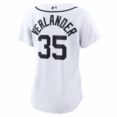 Justin Verlander Detroit Tigers Nike Women's Home Replica Jersey - White Jerseys