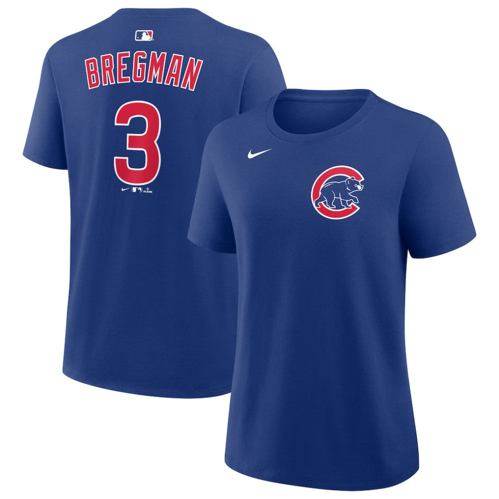 Alex Bregman Chicago Cubs Nike Women's Name & Number T-Shirt - Royal T-shirts
