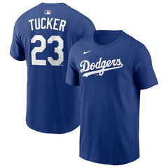 Kyle Tucker Los Angeles Dodgers Nike Name & Number T-Shirt - Royal T-shirts
