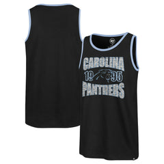Carolina Panthers '47 Upload Franklin Tank Top - Black Tops
