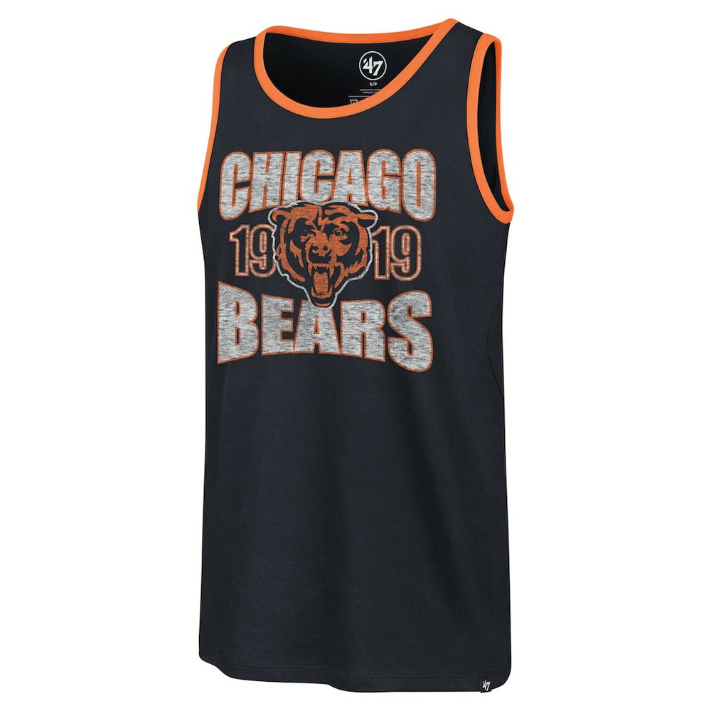 Chicago Bears '47 Upload Franklin Tank Top - Navy Tops