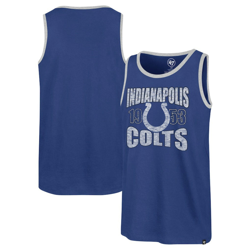 Indianapolis Colts '47 Upload Franklin Tank Top - Royal Tops