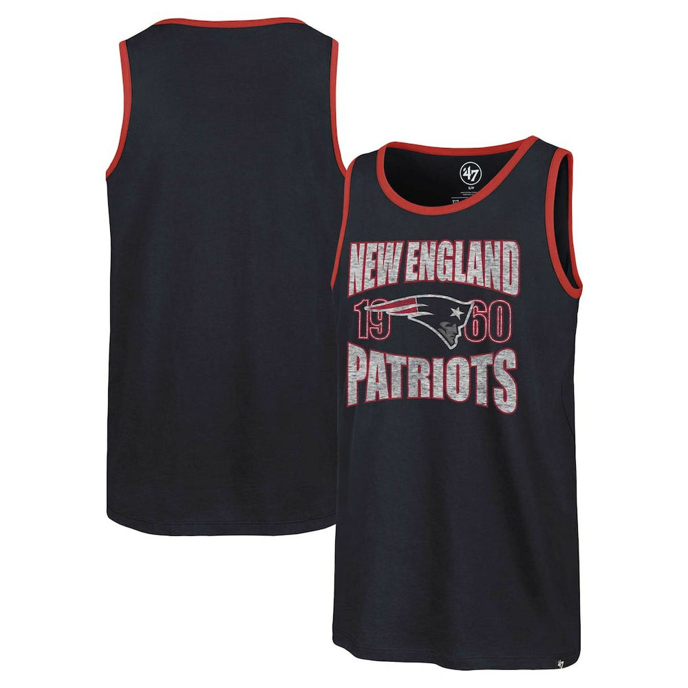 New England Patriots '47 Upload Franklin Tank Top - Navy Tops