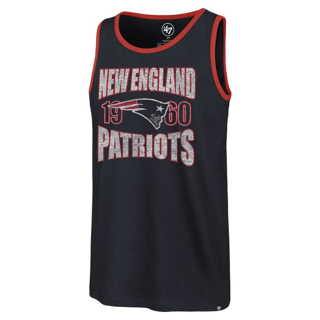 New England Patriots '47 Upload Franklin Tank Top - Navy Tops