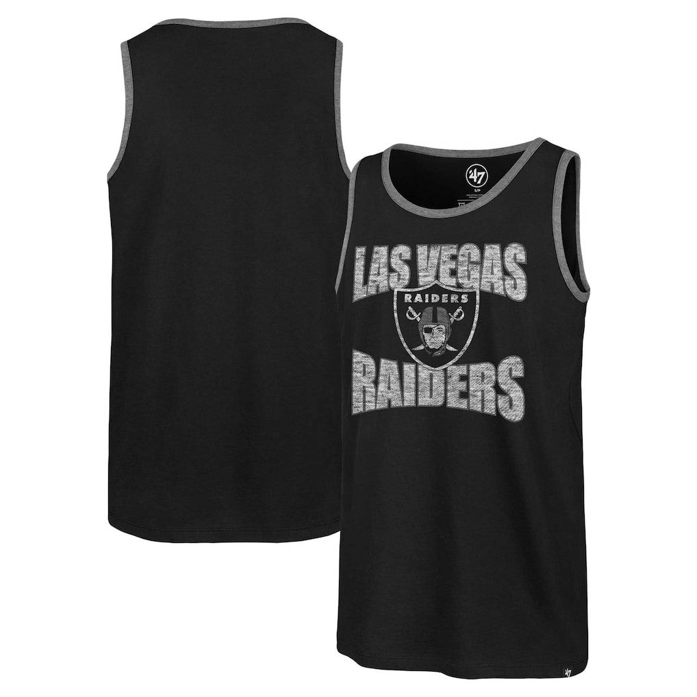 Las Vegas Raiders '47 Upload Franklin Tank Top - Black Tops