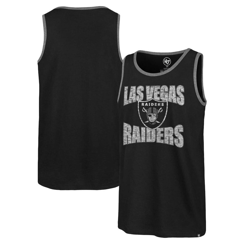 Las Vegas Raiders '47 Upload Franklin Tank Top - Black Tops