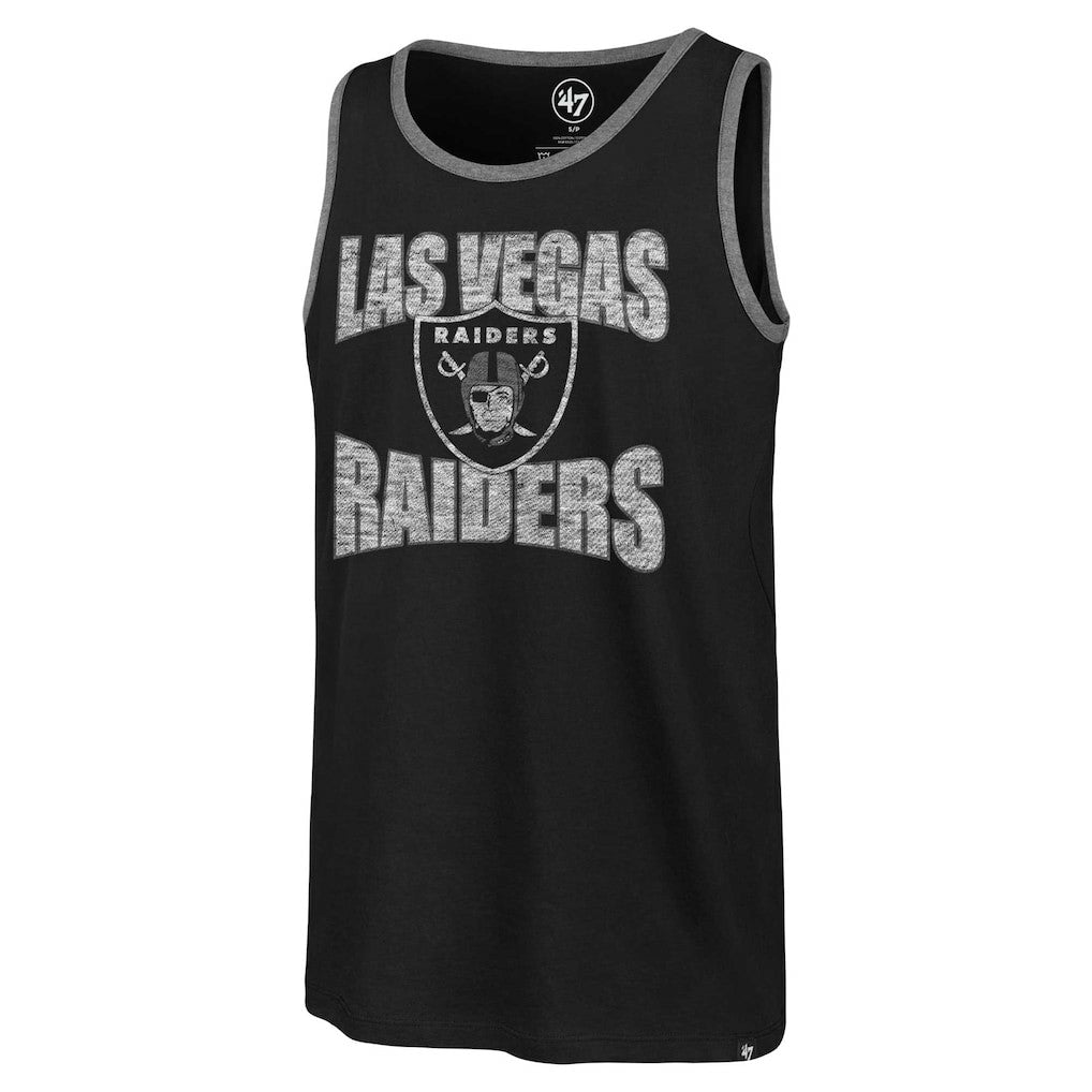 Las Vegas Raiders '47 Upload Franklin Tank Top - Black Tops
