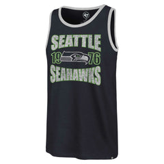 Seattle Seahawks '47 Upload Franklin Tank Top - College Navy Tops