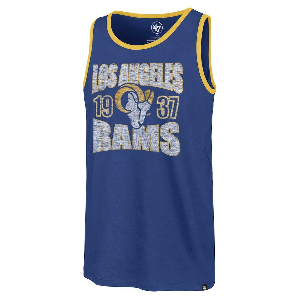 Los Angeles Rams '47 Upload Franklin Tank Top - Royal Tops