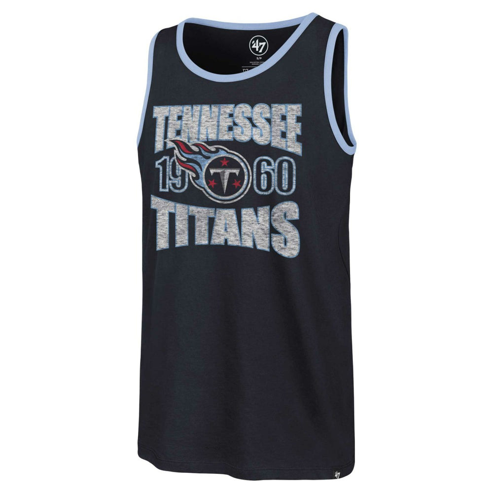 Tennessee Titans '47 Upload Franklin Tank Top - Navy Tops