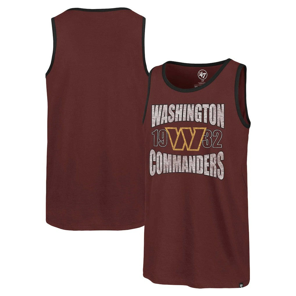 Washington Commanders '47 Upload Franklin Tank Top - Burgundy Tops