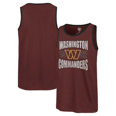 Washington Commanders '47 Upload Franklin Tank Top - Burgundy Tops