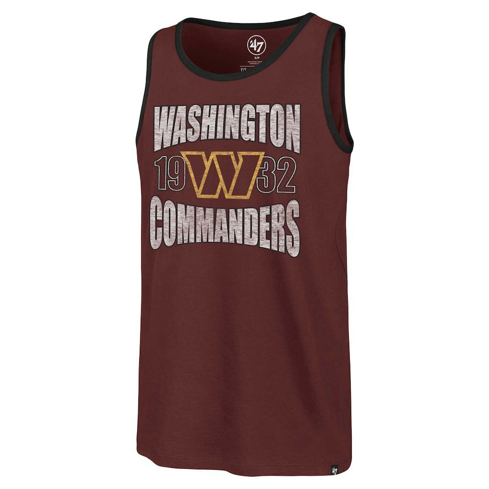 Washington Commanders '47 Upload Franklin Tank Top - Burgundy Tops
