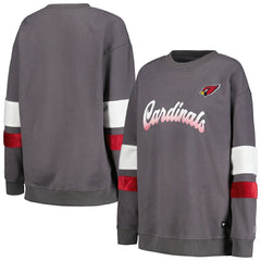 Arizona Cardinals The Wild Collective Women's Fleece Pullover Sweatshirt - Charcoal Pullover