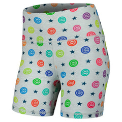 Chicago Cubs Terez Women's TLC Rainbow Shorts - Gray Shorts
