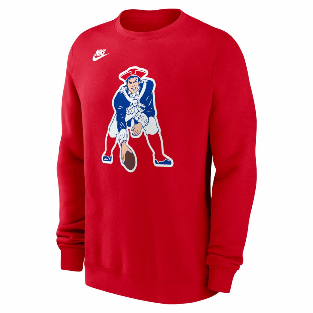 New England Patriots Pat Patriot Club Sweatshirt - Red Sweatshirts