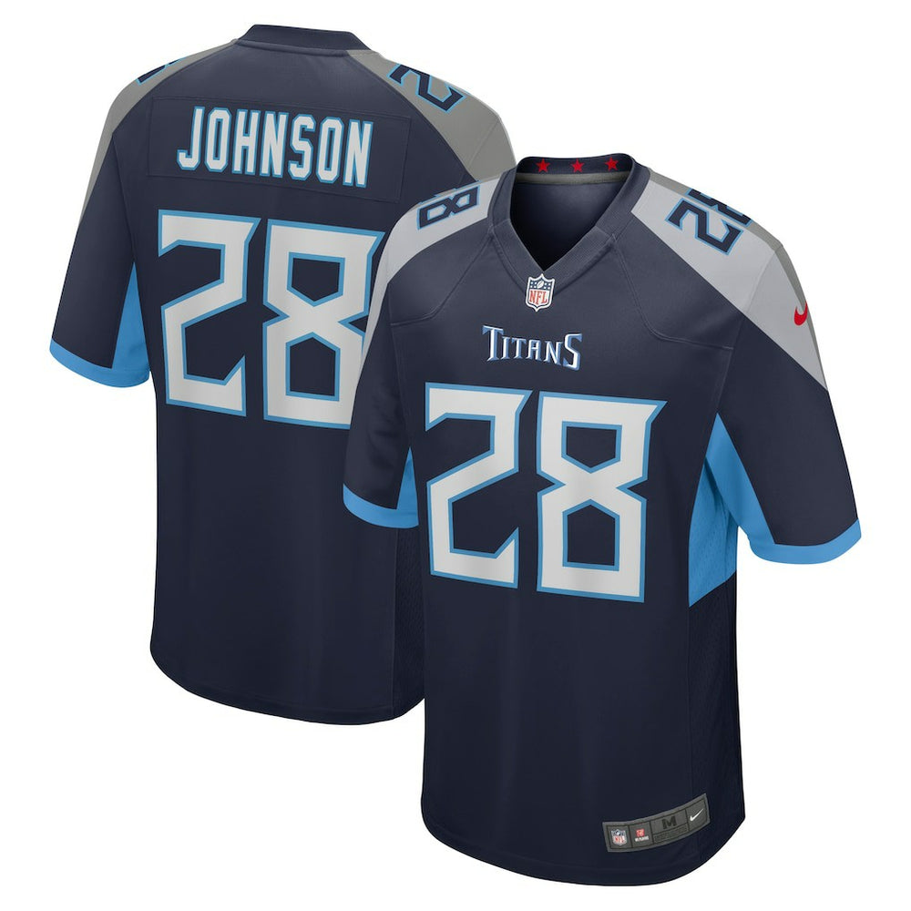 Chris Johnson Tennessee Titans Retired Player Game Jersey - Navy Jerseys