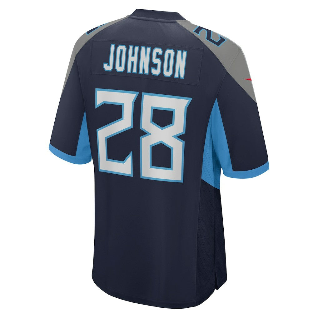 Chris Johnson Tennessee Titans Retired Player Game Jersey - Navy Jerseys