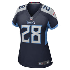 Chris Johnson Tennessee Titans Women's Retired Player Game Jersey - Navy Jerseys