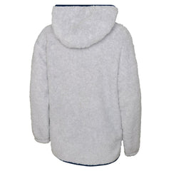 Colorado Avalanche Girls Youth Ultimate Teddy Fleece Pullover Hoodie - Heather Gray | US 200189121