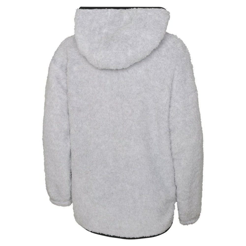 Boston Bruins Girls Youth Ultimate Teddy Fleece Pullover Hoodie - Heather Gray | US 200189122