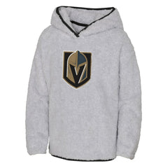 Vegas Golden Knights Girls Youth Ultimate Teddy Fleece Pullover Hoodie - Heather Gray | US 200189125