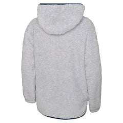 Seattle Kraken Girls Youth Ultimate Teddy Fleece Pullover Hoodie - Heather Gray | US 200189128
