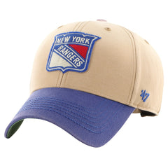 New York Rangers '47 Dusted Sedgwick MVP Adjustable Hat - Khaki/Blue | US 200189379
