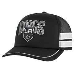 Los Angeles Kings '47 Sideband Stripes Trucker Snapback Hat - Black | US 200189415