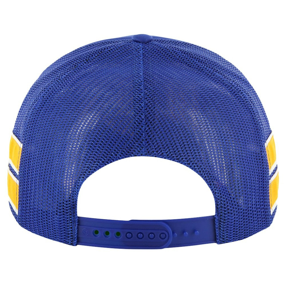St. Louis Blues '47 Sideband Stripes Trucker Snapback Hat - Blue | US 200189423