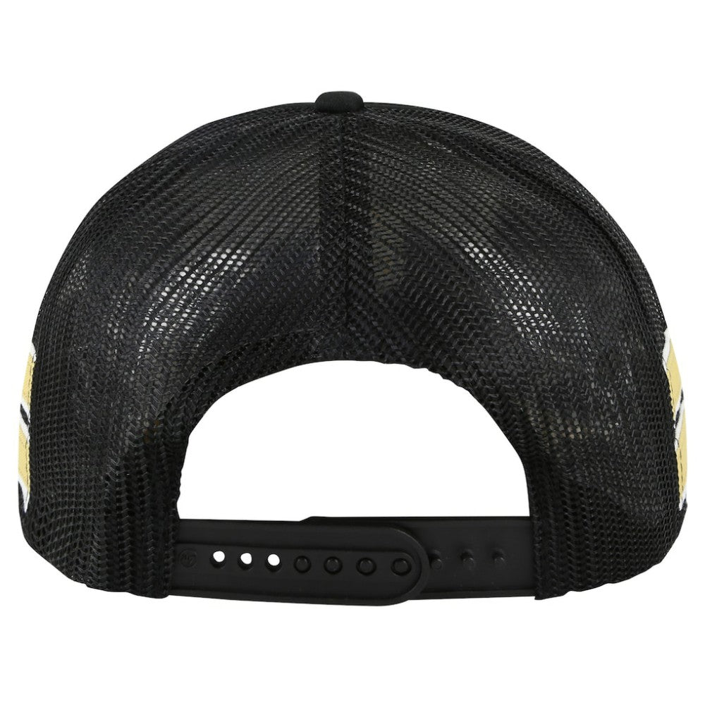 Vegas Golden Knights '47 Sideband Stripes Trucker Snapback Hat - Black | US 200189426