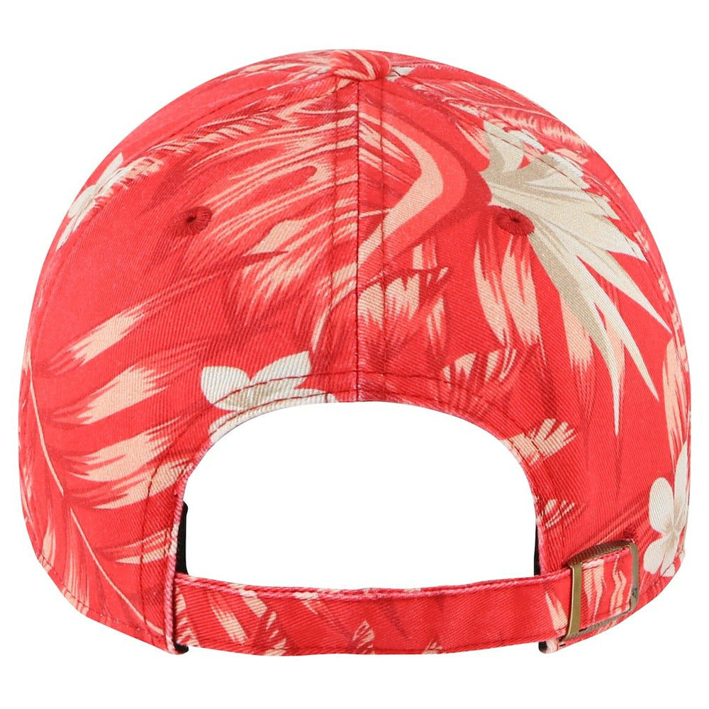 Chicago Bulls '47 Tropicalia Floral Clean Up Adjustable Hat Red - 47 brand