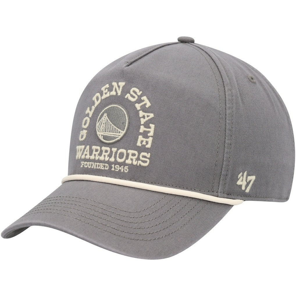 Golden State Warriors '47 Canyon Ranchero Hitch Adjustable Hat Charcoal - 47 brand