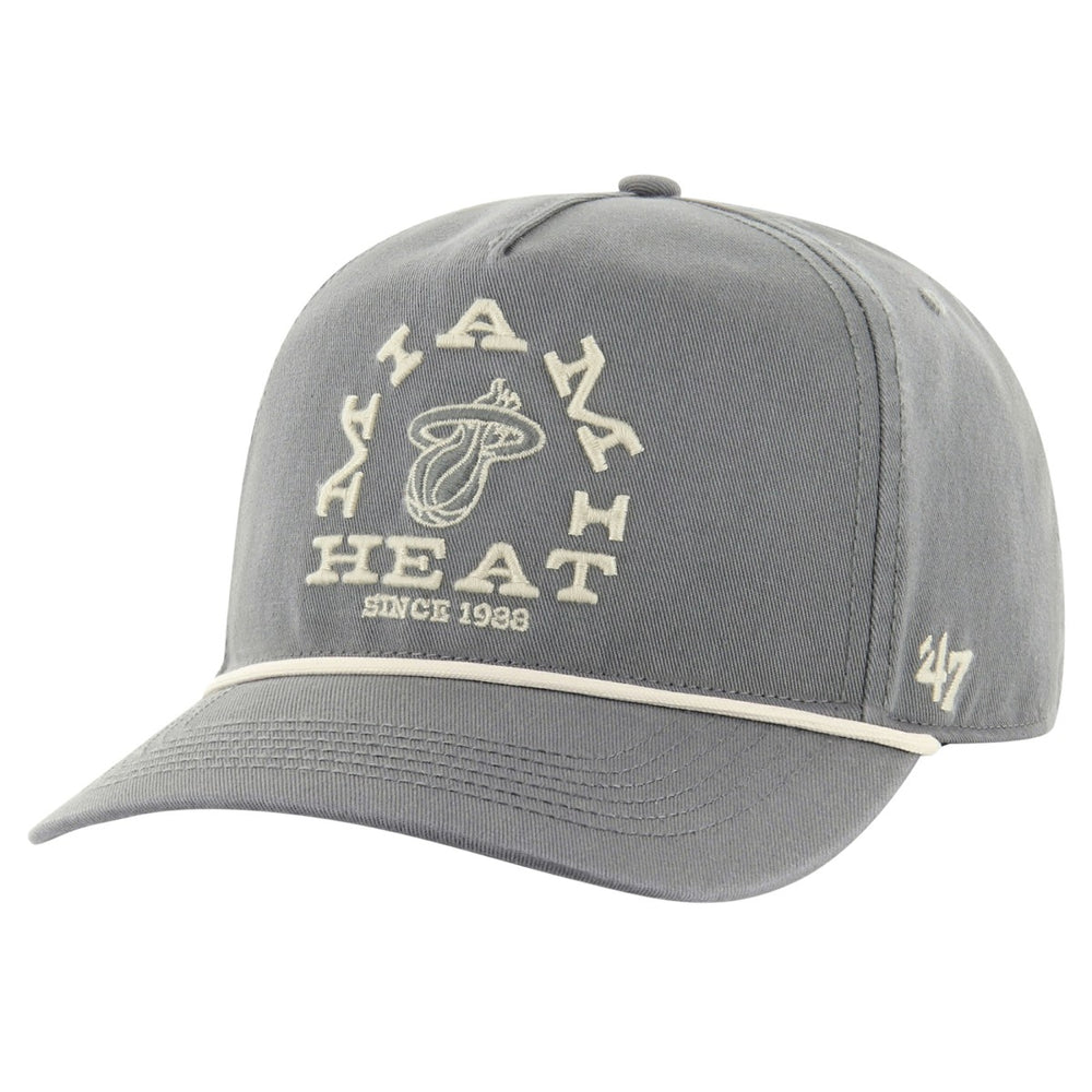 Miami Heat '47 Canyon Ranchero Hitch Adjustable Hat Charcoal - 47 brand