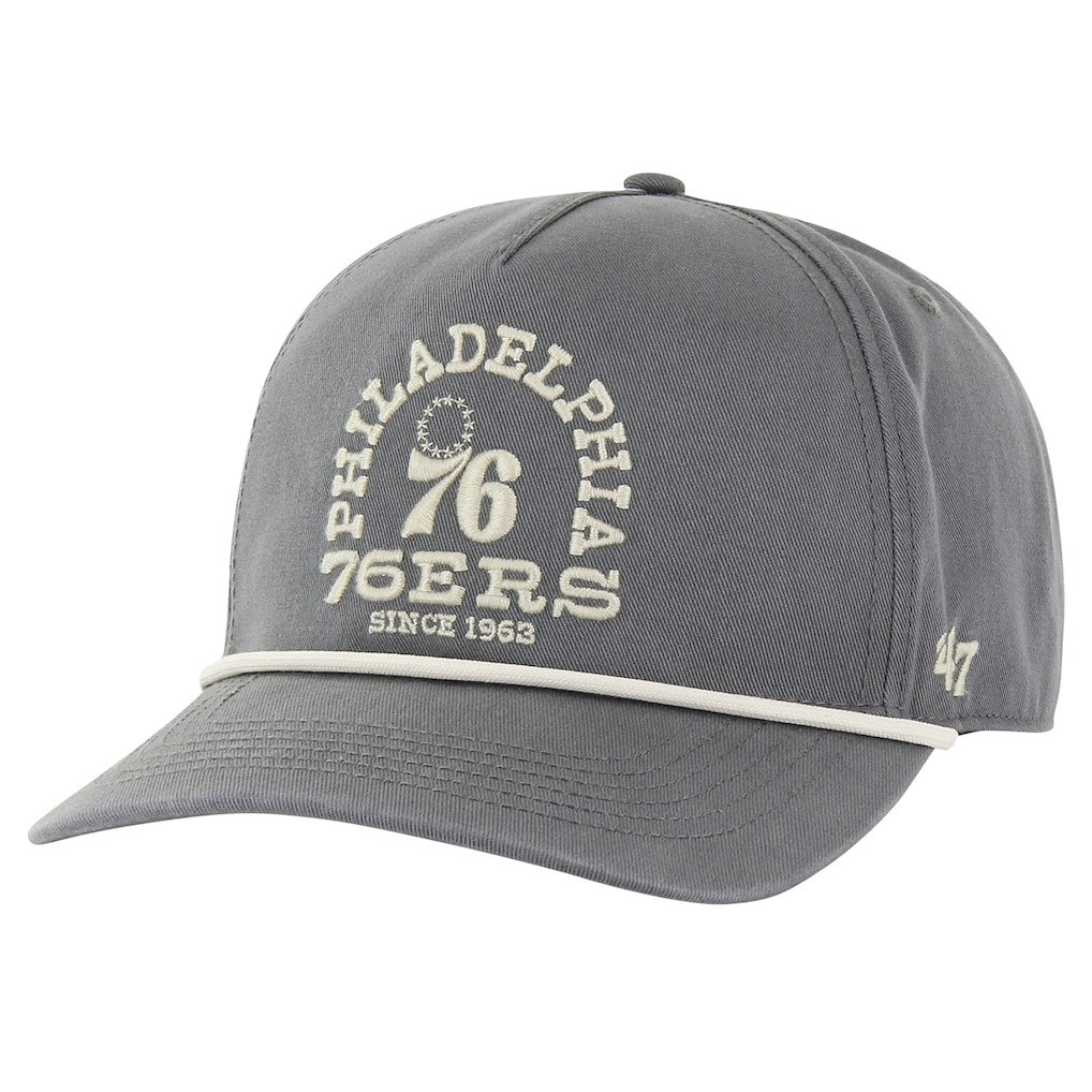 Philadelphia 76ers '47 Canyon Ranchero Hitch Adjustable Hat Charcoal - 47 brand outlet
