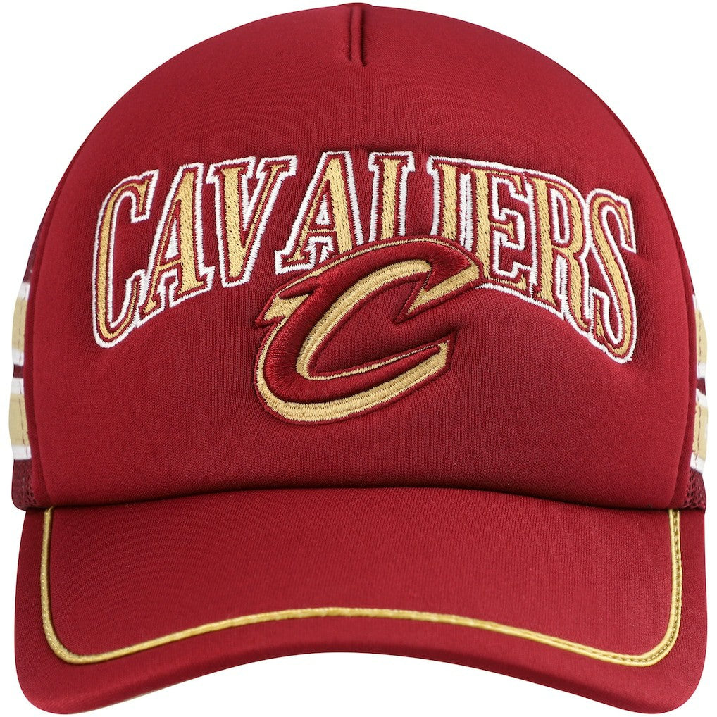 Cleveland Cavaliers '47 Sidebrand Stripes Trucker Adjustable Hat Wine - 47 brand