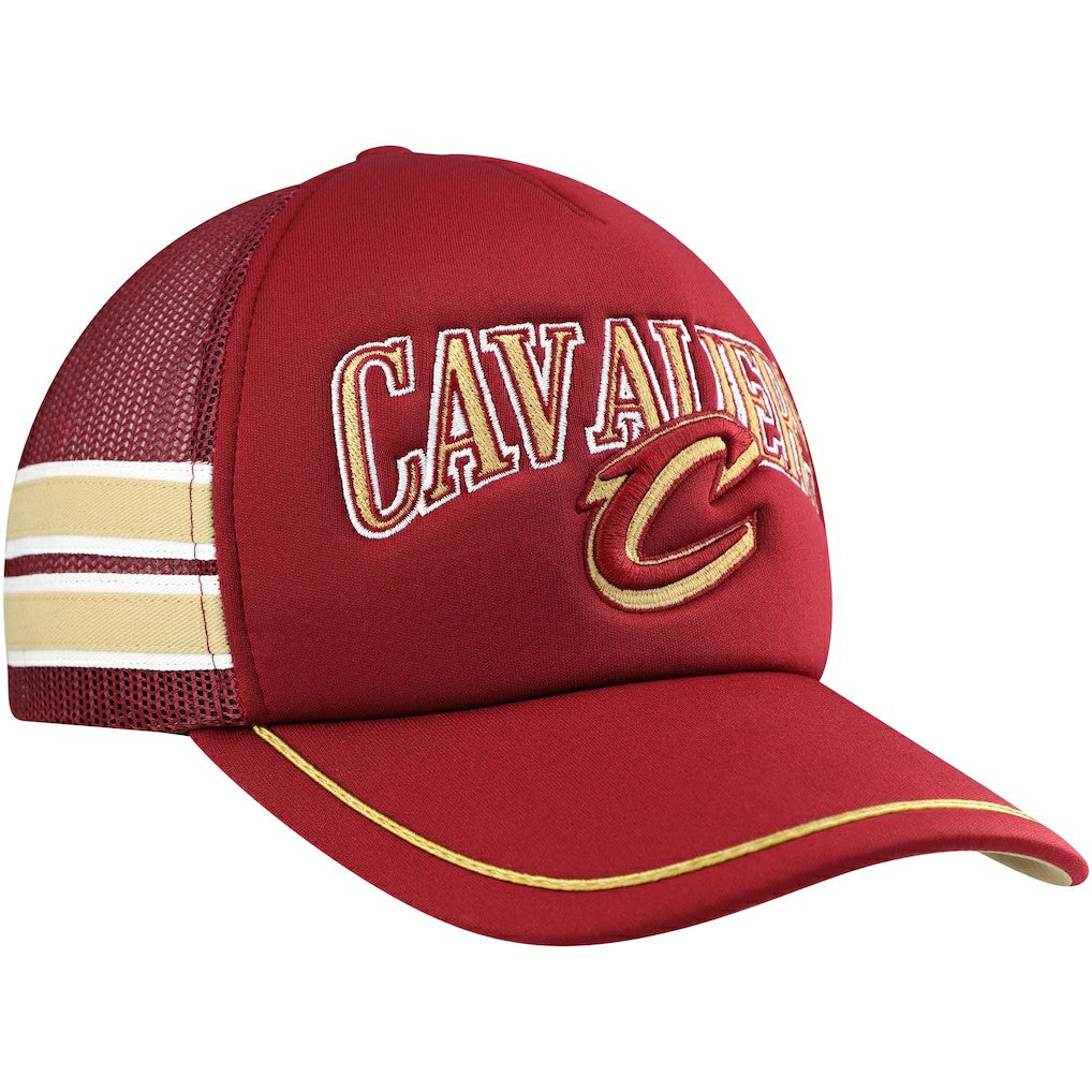 Cleveland Cavaliers '47 Sidebrand Stripes Trucker Adjustable Hat Wine - 47 brand