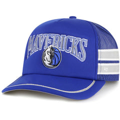 Dallas Mavericks '47 Sidebrand Stripes Trucker Adjustable Hat Blue - 47 brand