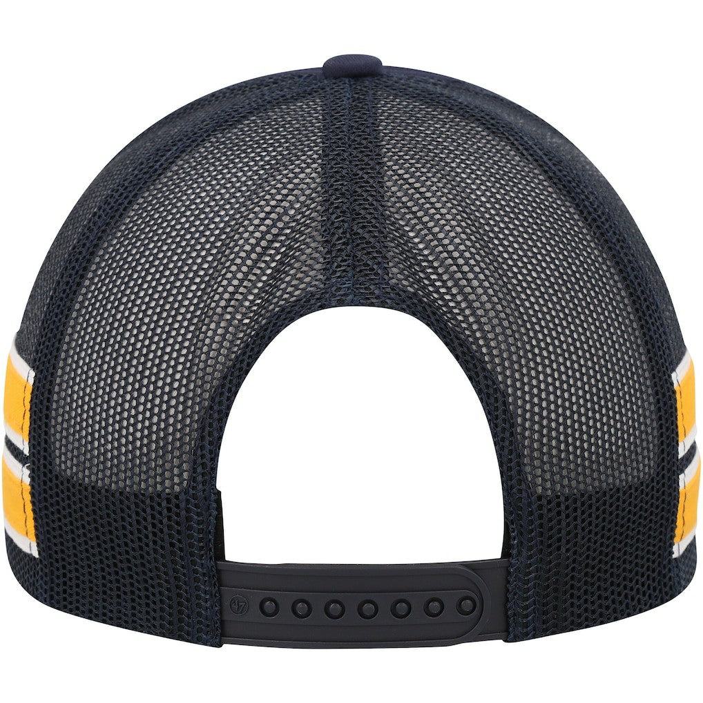 Denver Nuggets '47 Sidebrand Stripes Trucker Adjustable Hat Navy - 47 brand