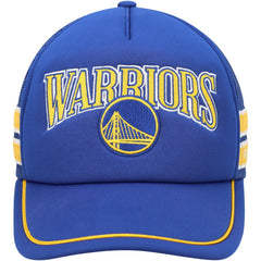 Golden State Warriors '47 Sidebrand Stripes Trucker Adjustable Hat Royal - 47 brand