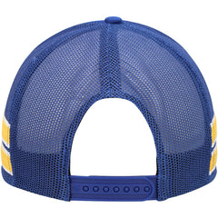 Golden State Warriors '47 Sidebrand Stripes Trucker Adjustable Hat Royal - 47 brand
