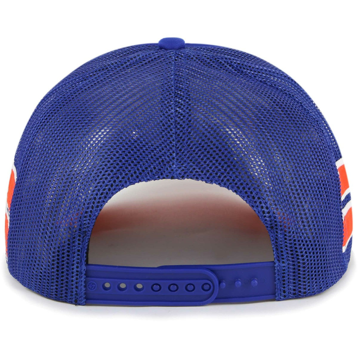 New York Knicks '47 Sidebrand Stripes Trucker Adjustable Hat Blue - 47 brand